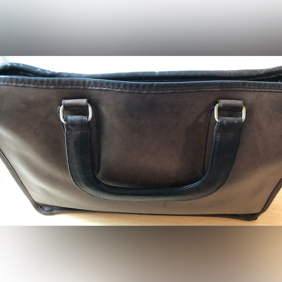 Vintage Coach NYC Slim Satchel in Mocha - Picture 12 of 16